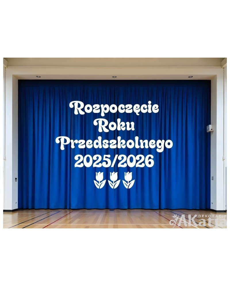 Rozpoczęcie Roku Przedszkolnego - wycinanka z kartonu