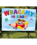Wracamy do szkoły - baner na rozpoczęcie roku szkolnego