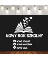 Nowy Rok Szkolny- wycinanka z kartonu