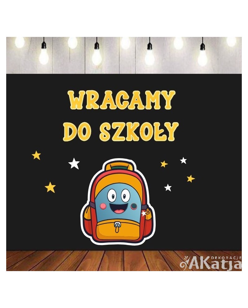 Wracamy do Szkoły - zestaw dekoracji do gazetek szkolnych
