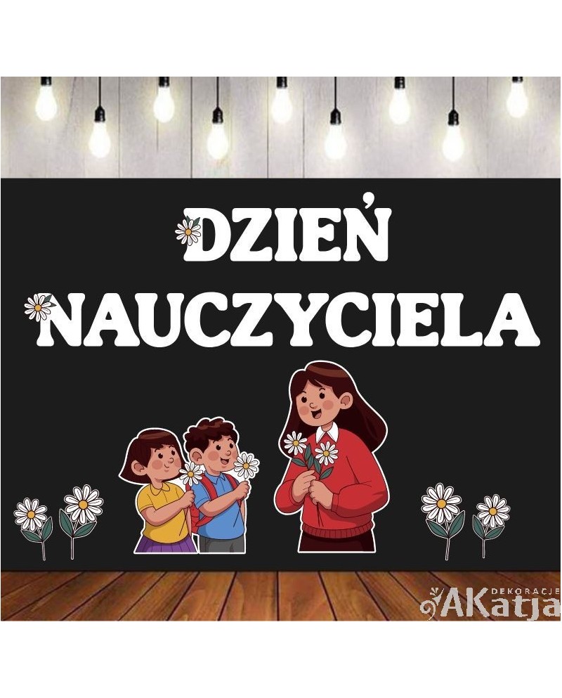 Dzień Nauczyciela- zestaw dekoracji do gazetek szkolnych