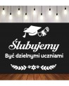 Ślubujemy być dzielnymi uczniami- wycinanka z kartonu