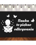 Nauka to piękno odkrywania - wycinanka z kartonu