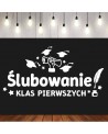 Ślubowanie klas pierwszych- wycinanka z kartonu