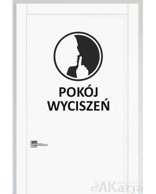 Pokój wyciszeń- naklejka samoprzylepna