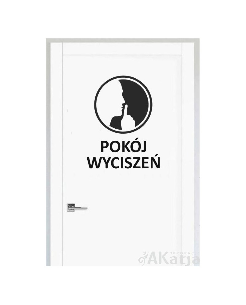 Pokój wyciszeń- naklejka samoprzylepna