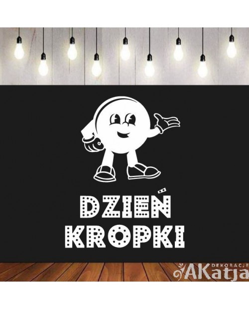Dzień Kropki- wycinanka z kartonu