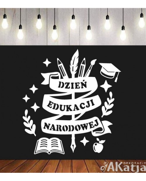Dzień Edukacji Narodowej- wycinanka z kartonu