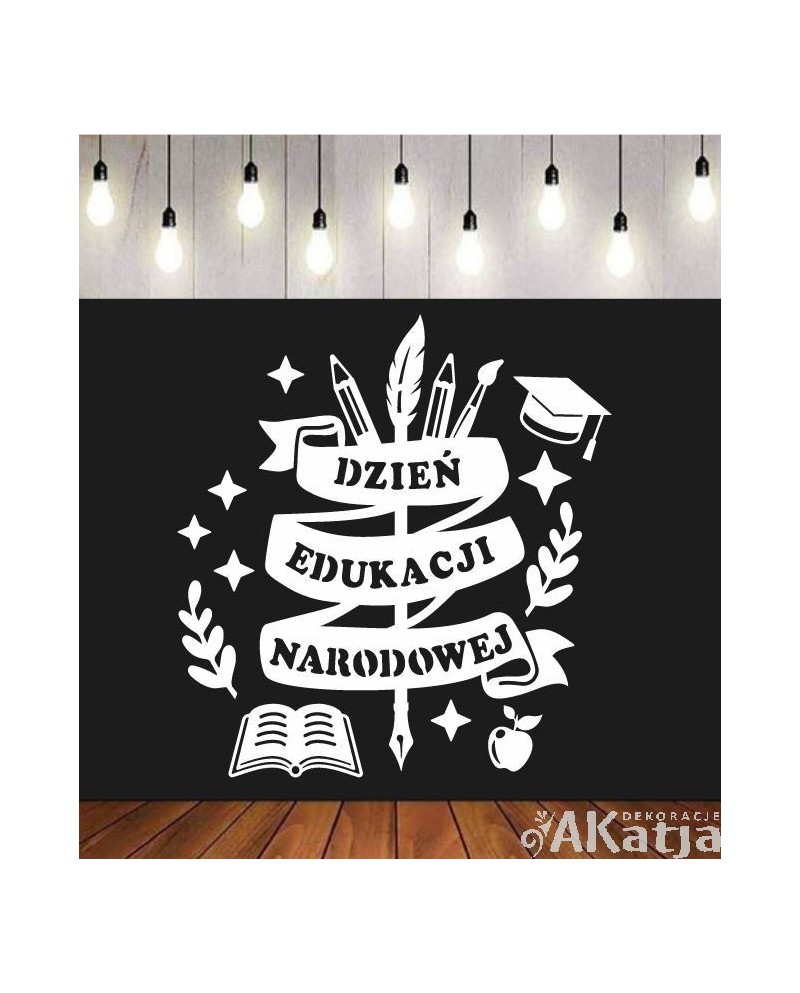 Dzień Edukacji Narodowej- wycinanka z kartonu