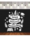 Dzień Edukacji Narodowej- wycinanka z kartonu