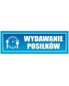 Wydawanie posiłków- tabliczka