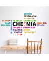 Chemia- naklejka na ścianę