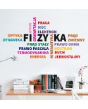 Fizyka- naklejka na ścianę