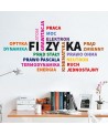Fizyka- naklejka na ścianę