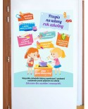 Przepis na udany rok szkolny- naklejka na ścianę