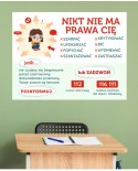 Nikt nie ma prawa- naklejka na ścianę