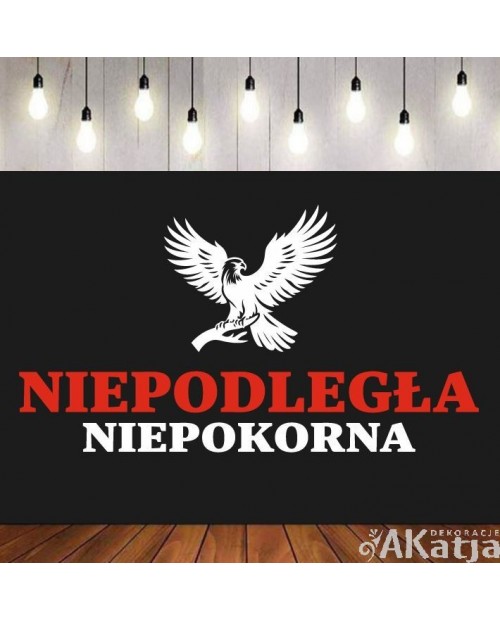Niepodległa Niepokorna- wycinanka z kartonu