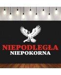 Niepodległa Niepokorna- wycinanka z kartonu