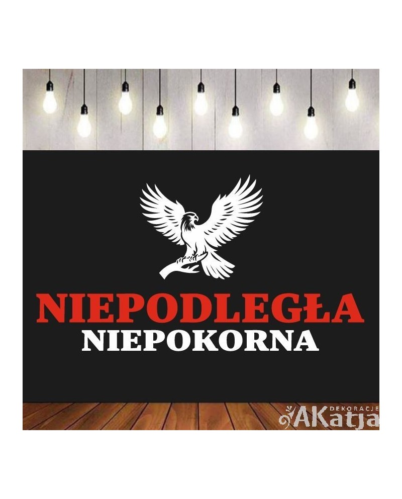 Niepodległa Niepokorna- wycinanka z kartonu