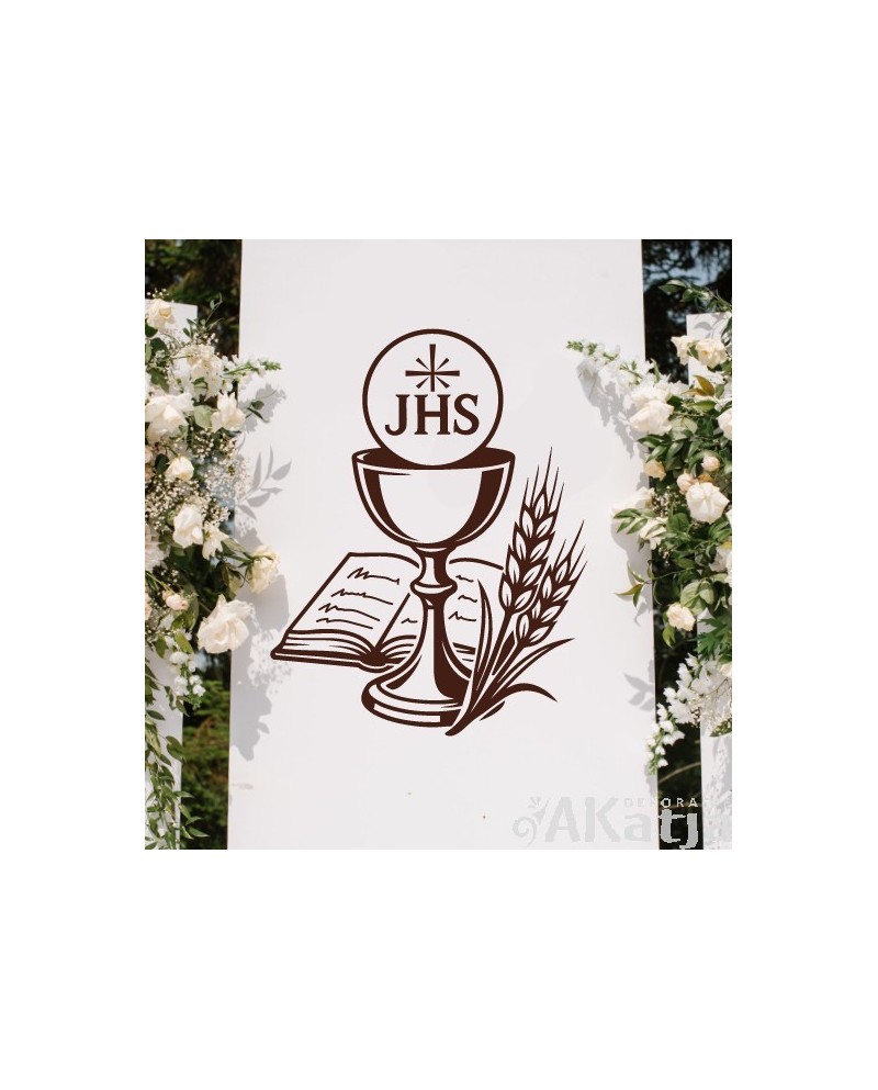 Kielich i Hostia: naklejka na ścianę