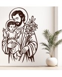 Święty Józef : naklejka na ścianę