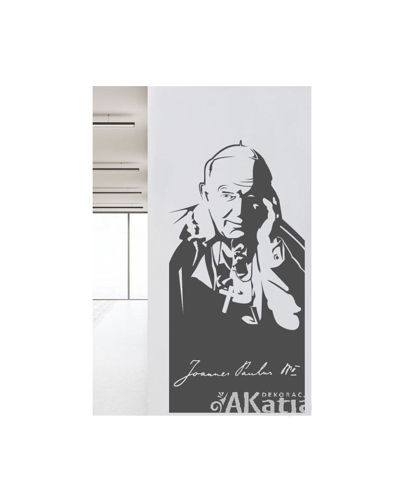Naklejka postać Jan Paweł II