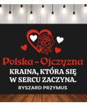 Polska- Ojczyzna- wycinanka z kartonu