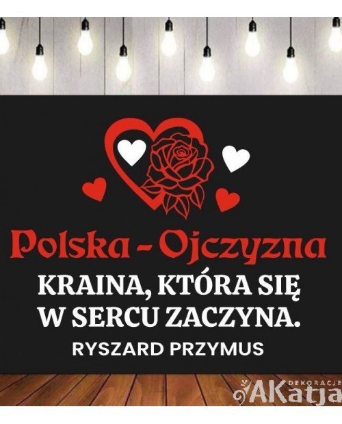 Polska- Ojczyzna- wycinanka z kartonu