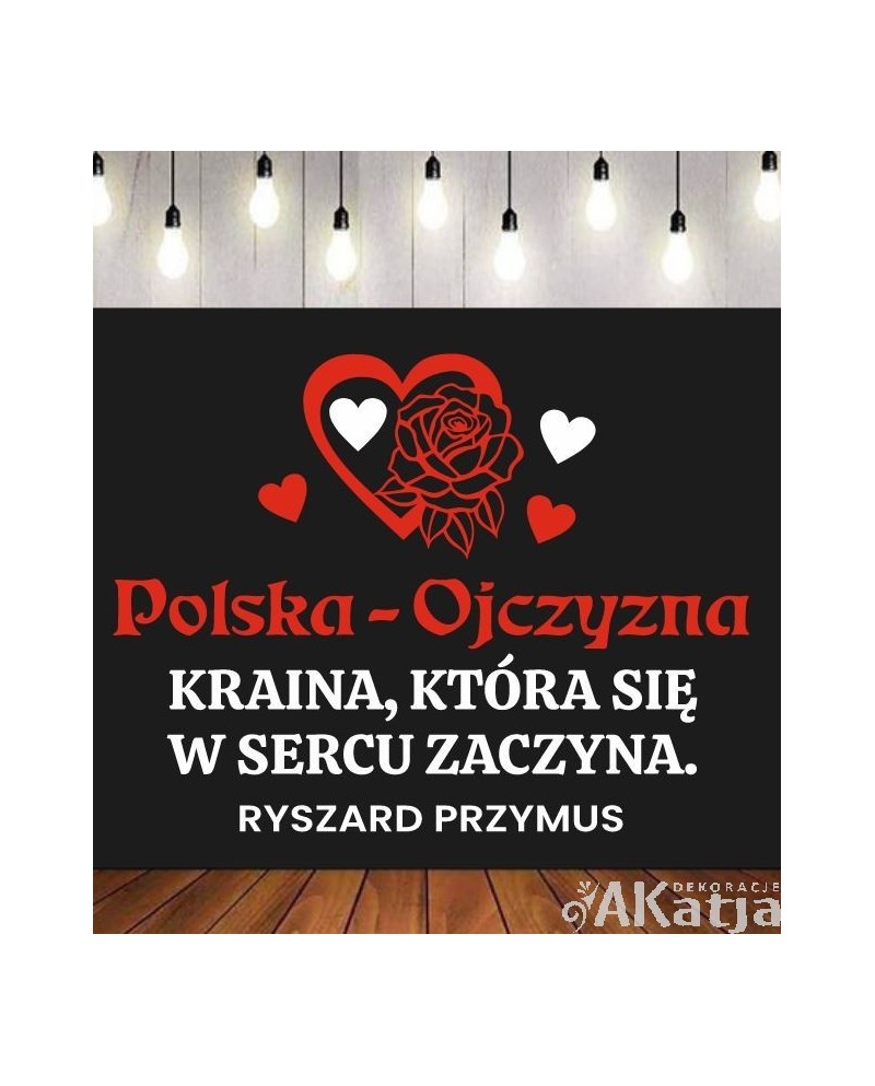 Polska- Ojczyzna- wycinanka z kartonu