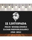 Zestaw: Orzeł 11 Listopada- wycinanka z kartonu