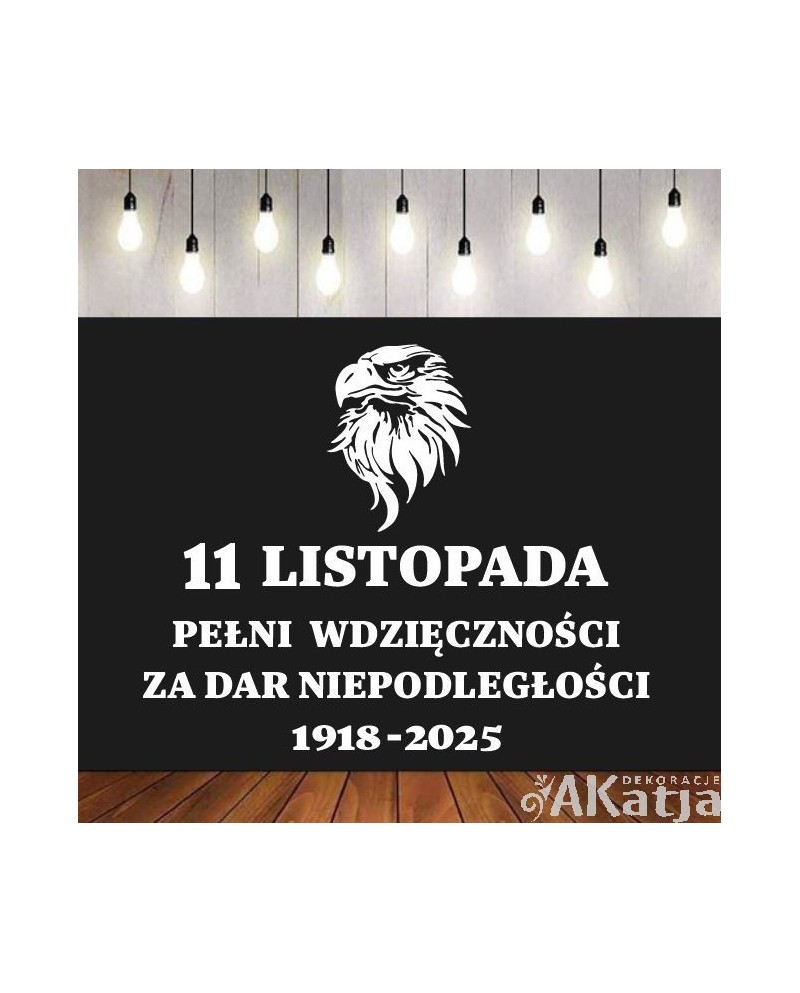 Zestaw: Orzeł 11 Listopada- wycinanka z kartonu