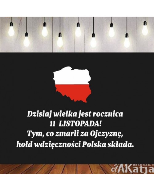 Zestaw 11 Listopada -wycinanka z kartonu