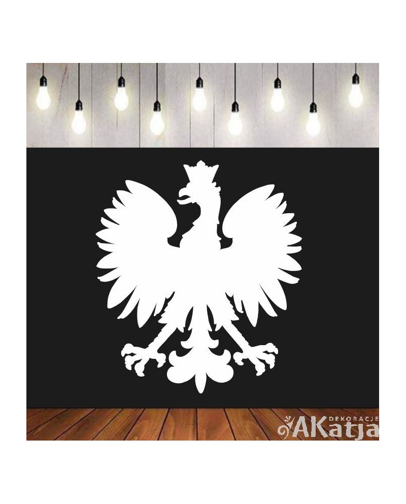 Orzeł Biały- wycinanka z kartonu