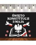 Zestaw Święto Konstytucji 3 Maja- wycinanka z kartonu