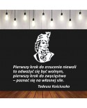 Tadeusz Kościuszko: cytat - wycinanka z kartonu
