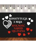 Wolność, naród, ojczyzna- wycinanka z kartonu