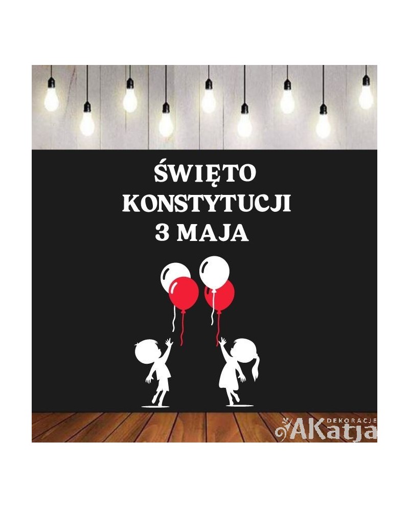 Święto Konstytucji 3 maja- wycinanka z kartonu