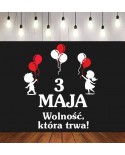 3 maja: Wolność, która trwa!- wycinanka z kartonu