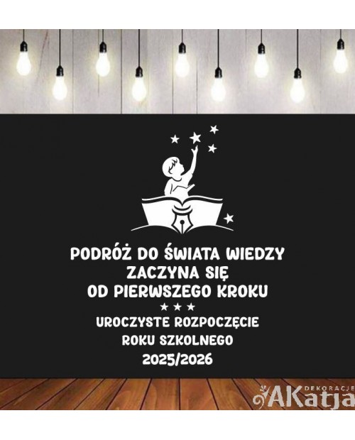 Podróż do świata wiedzy- wycinanka z kartonu