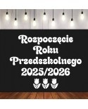 Rozpoczęcie Roku Przedszkolnego - wycinanka z kartonu