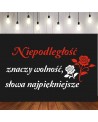 Niepodległość znaczy wolność- wycinanka z kartonu