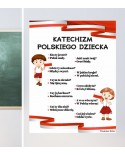 Katechizm polskiego dziecka” (Kto ty jesteś? Polak mały...)- naklejka na ścianę