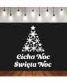 Cicha Noc Święta Noc- wycinanka z kartonu