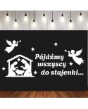 Pójdźmy wszyscy do stajenki... wycinanka z kartonu
