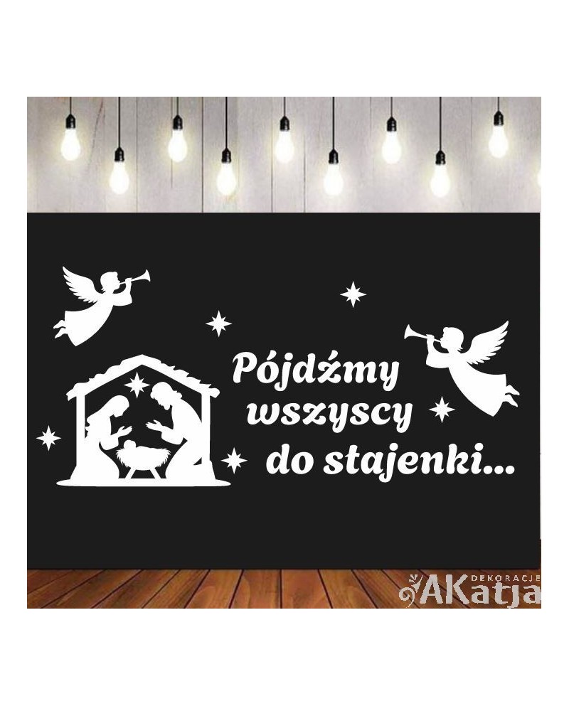 Pójdźmy wszyscy do stajenki... wycinanka z kartonu