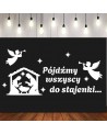Pójdźmy wszyscy do stajenki... wycinanka z kartonu