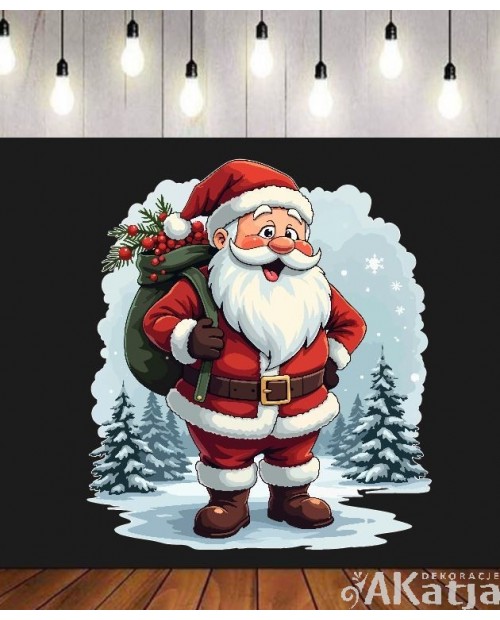 Święty Mikołaj- zestaw dekoracji do gazetek szkolnych