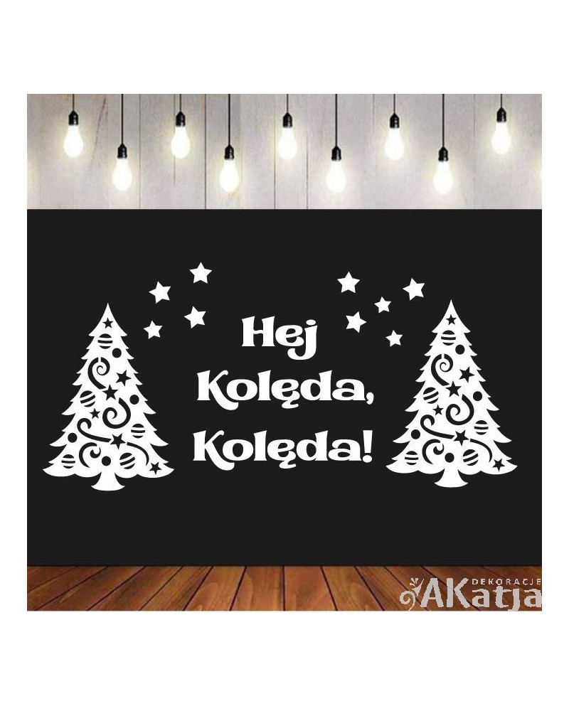 Hej Kolęda Kolęda- wycinanka z kartonu