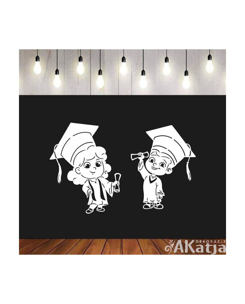Zestaw: Absolwenci- wycinanka z kartonu