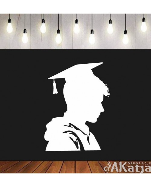 Absolwent- wycinanka z kartonu